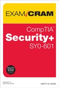 Cover: CompTIA Security+ SY0-601 Exam Cram - Pearson IT Certification