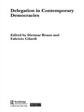 Cover: Delegation in Contemporary Democracies - Routledge