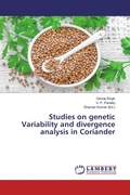 Cover: Studies on genetic Variability and divergence analysis in Coriander - LAP Lambert Academic Publishing