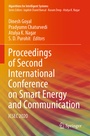 Cover: Proceedings of Second International Conference on Smart Energy and Communication - Springer