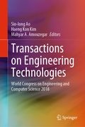 Cover: Transactions on Engineering Technologies - Springer