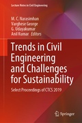 Cover: Trends in Civil Engineering and Challenges for Sustainability - Springer