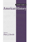 Cover: Reader's Guide to American History - Routledge