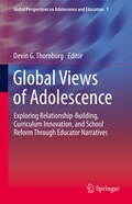 Cover: Global Views of Adolescence - Springer