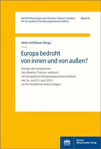 Abbildung von: Europa bedroht von innen und von außen? - Berliner Wissenschafts-Verlag