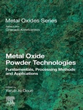 Cover: Metal Oxide Powder Technologies - Elsevier