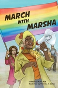 Cover: March with Marsha - Katharine German Hall