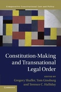 Cover: Constitution-Making and Transnational Legal Order - Cambridge University Press