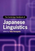 Cover: The Cambridge Handbook of Japanese Linguistics - Cambridge University Press