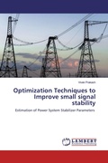 Cover: Optimization Techniques to Improve small signal stability - LAP Lambert Academic Publishing