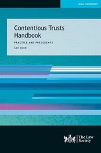 Abbildung von: Contentious Trusts Handbook - The Law Society