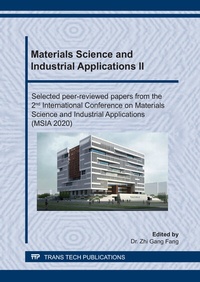 Enlarge image Cover: Materials Science and Industrial Applications II - Trans Tech Publications Ltd