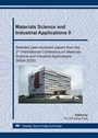 Cover: Materials Science and Industrial Applications II - Trans Tech Publications Ltd