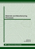 Cover: Materials and Manufacturing Processes - Trans Tech Publications Ltd