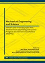 Cover: Mechanical Engineering and Science - Trans Tech Publications Ltd