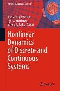 Enlarge image Cover: Nonlinear Dynamics of Discrete and Continuous Systems - Springer