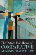 Cover: The Oxford Handbook of Comparative Administrative Law - Oxford University Press