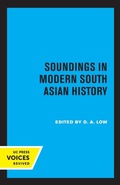 Cover: Soundings in Modern South Asian History - University of California Press