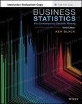 Cover: Business Statistics: For Contemporary Decision Making, 9e Evaluation Copy - Wiley