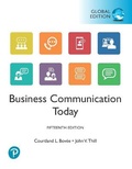 Cover: Business Communication Today, Global Edition + MyLab Business Communication with Pearson eText (Package) - Pearson Education Limited