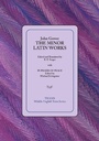 Cover: The Minor Latin Works - Medieval Institute Publications