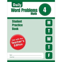 Enlarge image Cover: Daily Word Problems Math, Grade 4 Student Workbook - Evan-Moor Educational Publishers