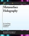 Cover: Metasurface Holography - Morgan & Claypool Publishers