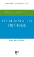 Cover: Advanced Introduction to Legal Research Methods - Edward Elgar Publishing