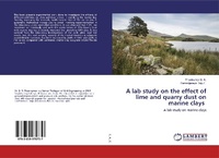 Abbildung von: A lab study on the effect of lime and quarry dust on marine clays - LAP Lambert Academic Publishing