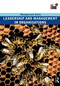 Cover: Leadership and Management in Organisations - Routledge