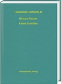 Cover: Richard Pischel. Kleine Schriften - Harrassowitz Verlag