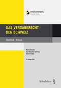 Cover: Das Vergaberecht der Schweiz - Schulthess Juristische Medien