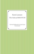Cover: &Uuml;ber Geld und Reichtum - BoD - Books on Demand