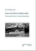 Cover: Essays in the history of dialect studies - Nodus