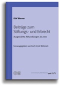 Cover: Beitr&auml;ge zum Stiftungs- und Erbrecht - Universit&auml;tsverlag Halle-Wittenberg