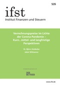 Cover: ifst-Schrift 535 - Finanzen u. Steuern