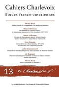 Cover: Cahiers Charlevoix 13 - University of Ottawa Press
