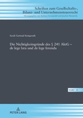 Abbildung von: Die Nichtigkeitsgruende des § 241 AktG - de lege lata und de lege ferenda - Peter Lang Verlag