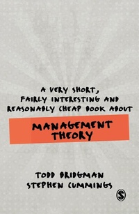 Abbildung von: A Very Short, Fairly Interesting and Reasonably Cheap Book about Management Theory - SAGE Publications Ltd