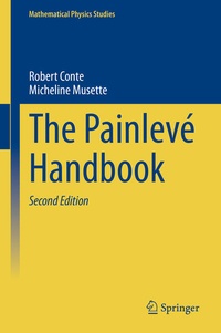Enlarge image Cover: The Painlevé Handbook - Springer