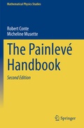 Cover: The Painlev&eacute; Handbook - Springer