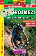 Cover: Trojmez&iacute; Cesko - Nemecko - Polsko / Dreil&auml;ndereck Tschechien - Deutschland - Polen (Radkarte 1:50.000) - SHOCart