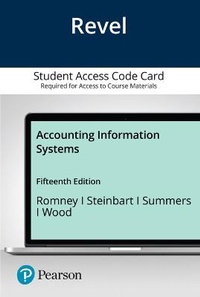 Abbildung von: Revel for Accounting Information Systems -- Access Card - Pearson