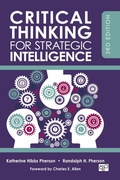 Cover: Critical Thinking for Strategic Intelligence - CQ Press