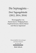 Abbildung von: Die Septuaginta - Mohr Siebeck
