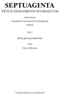Cover: Septuaginta. Band 12,3 - Vandenhoeck & Ruprecht