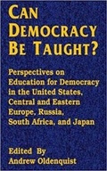 Cover: Can Democracy Be Taught? - Indo American Books