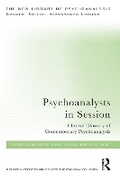 Cover: Psychoanalysts in Session - Taylor & Francis
