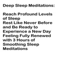 Cover: Deep Sleep Meditations: Reach Profound Levels of Sleep - Native Publisher