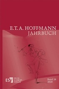 Cover: E.T.A. Hoffmann-Jahrbuch 2020 - Erich Schmidt Verlag